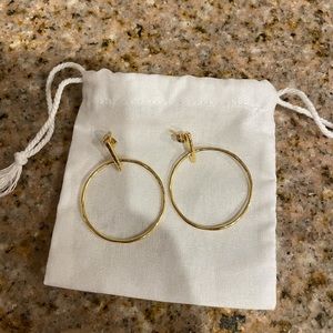 Gorjana gold earrings